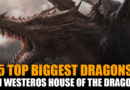 5 Top Biggest Dragons In Westeros House Of The Dragon